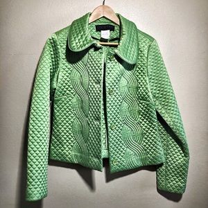 Green Coat/Jacket Lightweight Breathable
